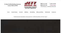 Desktop Screenshot of jettbuilders.com